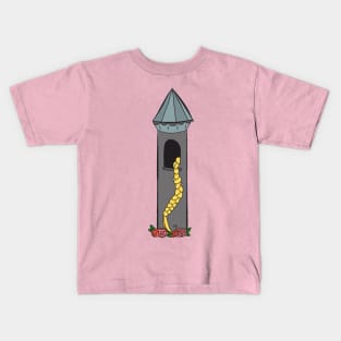 Rupunzel's Tower Kids T-Shirt